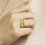 GENUINE YELLOW DIAMOND & DIAMOND RING(#:P1091)