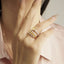 GENUINE YELLOW DIAMOND & DIAMOND RING(#:P1092)