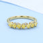 GENUINE YELLOW DIAMOND & DIAMOND RING(#:P1093)
