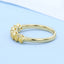 GENUINE YELLOW DIAMOND & DIAMOND RING(#:P1093)