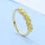 GENUINE YELLOW DIAMOND & DIAMOND RING(#:P1093)