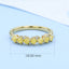GENUINE YELLOW DIAMOND & DIAMOND RING(#:P1093)