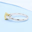 GENUINE YELLOW DIAMOND & DIAMOND RING(#:P1100 )