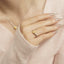 GENUINE YELLOW DIAMOND & DIAMOND RING(#:P1100 )