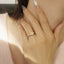GENUINE YELLOW DIAMOND & DIAMOND RING(#:P1100 )