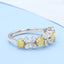 GENUINE YELLOW DIAMOND & DIAMOND RING(#:P1105)