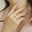 GENUINE YELLOW DIAMOND & DIAMOND RING(#:P1105)