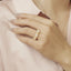 GENUINE YELLOW DIAMOND & DIAMOND RING(#:P1105)