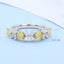 GENUINE YELLOW DIAMOND & DIAMOND RING(#:P1105)