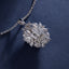 SOLID GOLD LAB-GROWN VVS FANCY VIVID YELLOW DIAMOND & DIAMOND PENDANT (#:SY016Y-P)