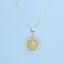 GENUINE YELLOW DIAMOND & DIAMOND NECKLACE (#:XL013-Y)