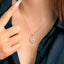 GENUINE YELLOW DIAMOND & DIAMOND NECKLACE (#:XL013-Y)