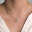 GENUINE YELLOW DIAMOND & DIAMOND NECKLACE (#:XL055-Y )