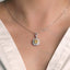 GENUINE YELLOW DIAMOND & DIAMOND NECKLACE (#:XL125-Y)