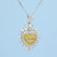 GENUINE YELLOW DIAMOND & DIAMOND NECKLACE (#:XL157-Y )