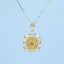 GENUINE YELLOW DIAMOND & DIAMOND NECKLACE (#:XL161-Y)