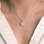 GENUINE YELLOW DIAMOND & DIAMOND NECKLACE (#:XL185-Y)