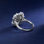 SOLID GOLD LAB-GROWN VVS FANCY VIVID YELLOW DIAMOND & DIAMOND RING (#:SY019Y-R)