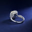 SOLID GOLD LAB-GROWN VVS FANCY VIVID YELLOW DIAMOND & DIAMOND RING (#:SY015Y-R)