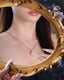 SOLID GOLD LAB-GROWN VVS FANCY VIVID PINK DIAMD & DIAMOND PENDANT (#:SY008P-P)