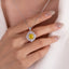 SOLID GOLD LAB-GROWN VVS FANCY VIVID YELLOW DIAMOND & DIAMOND PENDANT (#:SY014Y-P)