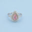 GENUINE PINK DIAMOND & DIAMOND RING/PENDANT(#:JZ167-F)