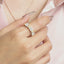 GENUINE YELLOW DIAMOND & DIAMOND RING(#:P1105)