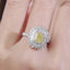 LAB-GROWN YELLOW DIAMOND & DIAMOND RING/PENDANT(#:LGJZ049-Y)