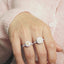 GENUINE YELLOW DIAMOND & DIAMOND RING(#:P1004)