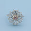 GENUINE PINK DIAMOND & DIAMOND RING(#:JZ063-F)