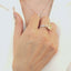 GENUINE YELLOW DIAMOND & DIAMOND RING(#:MQJZ04)