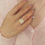 GENUINE YELLOW DIAMOND & DIAMOND RING(#:P1099)