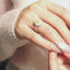 GENUINE YELLOW DIAMOND & DIAMOND RING(#:P1025)