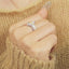 GENUINE 1.72 CTW YELLOW DIAMOND & DIAMOND RING(#:MQJZ14)