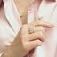 GENUINE YELLOW DIAMOND & DIAMOND RING(#:P1093)
