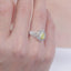 LAB-GROWN YELLOW DIAMOND & DIAMOND RING(#:LGJZ034-Y)