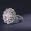 LAB-GROWN PINK DIAMOND & DIAMOND RING(#:LGJZ002-F)
