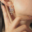 GENUINE 2.71 CTW YELLOW DIAMOND & DIAMOND EARRINGS (#:MQED03)