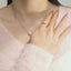 GENUINE YELLOW DIAMOND & DIAMOND NECKLACE(#:P1038)