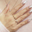 GENUINE  YELLOW DIAMOND & DIAMOND RING(#:P1023)
