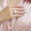 GENUINE YELLOW DIAMOND & DIAMOND RING(#:P1088 )