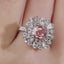 LAB-GROWN PINK DIAMOND & DIAMOND RING(#:LGJZ047-F)
