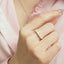 GENUINE YELLOW DIAMOND & DIAMOND RING(#:P1056 )