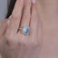 LAB-GROWN BLUE DIAMOND & DIAMOND RING/PENDANT(#:LGJZ006-B)