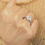 GENUINE GREEN DIAMOND & DIAMOND RING(#:MQJZ22)