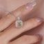 SOLID GOLD LAB-GROWN VVS FANCY VIVID YELLOW DIAMD & DIAMOND PENDANT (#:SY012Y-P)
