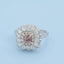 GENUINE PINK DIAMOND & DIAMOND RING/PENDANT(#:JZ097-F)