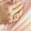 GENUINE YELLOW DIAMOND & DIAMOND RING(#:P1092)