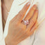 GENUINE PINK DIAMOND & DIAMOND RING (#:MQJZ02)
