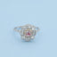 GENUINE PINK DIAMOND & DIAMOND RING(#:JZ052-F)